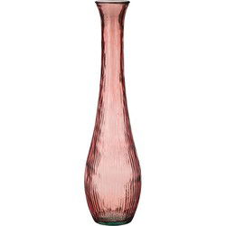 Mica Decorations Vaas Dix - 25x25x99 cm - Glas - Roze