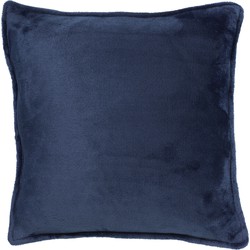 Dutch Decor CILLY - Sierkussen fleece 45x45 cm - Insignia Blue - donkerblauw - Dutch Decor