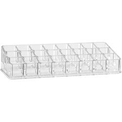 5Five Make-up organizer - 24 vakken - 22,5 x 5 cm - lippenstift houder - Make-up dozen