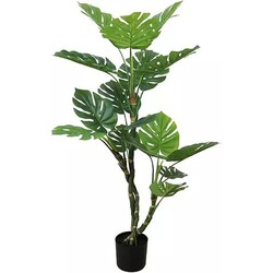 Monstera 3-stam 135 cm kunstplant - Buitengewoon de Boet