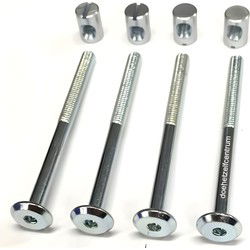 Verbind.bout moer 6x80mm vz 4 sets