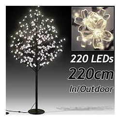 Kerstbloesem 180 cm 200 LED's kerstboom kerstversiering