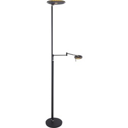 Steinhauer vloerlamp Turound - zwart - metaal - 2663ZW