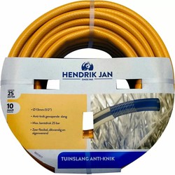 Hendrik Jan Tuinslang van 25 meter - kruislings gewapend/anti knik - 13mm - Tuinslangen