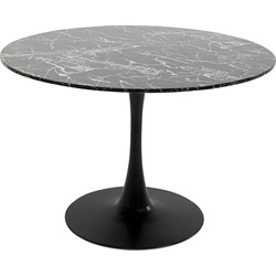 Eettafel Schickeria Marble Black 110cm