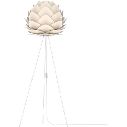 Aluvia Medium vloerlamp pearl white - met tripod wit - Ø 59 cm