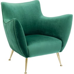 Kare Fauteuil Goldfinger Green