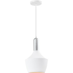 QUVIO Hanglamp rond wit - QUV5118L-WHITE