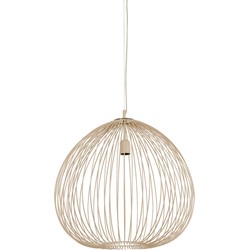 Light & Living - hanglamp - Rilana - beige - metaal - draadlamp - E27 - 2962113