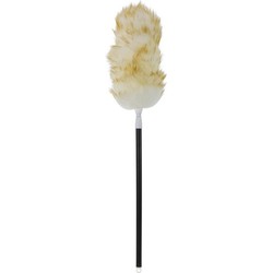 Telescopische plumeau - statisch lamswol - 80-110 cm - afstoffer - Afstoffen accessoires - plumeaus