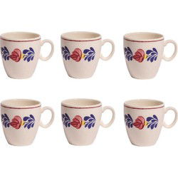 Boerenbont Senseo Mok Pompei - set 6 stuks