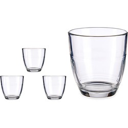 Set van 6x stuks koffieglazen 170 ml zonder handvat - Koffie- en theeglazen