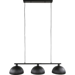AnLi Style Hanglamp 3L halfronde kap-ribbel
