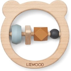 Liewood Liewood Avada wooden rattle Sea blue mix