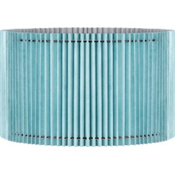 Scandinavische stijl - Gevouwen papieren Lampenkap - Rond - Blauw - ø40 x 20 cm - E27 fitting - Ontworpen voor Vloerlampen en Pendellamp - Geschikt voor woonkamers en slaapkamers