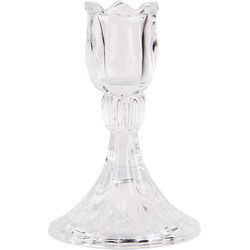 Clayre & Eef Kandelaar Transparant Glas