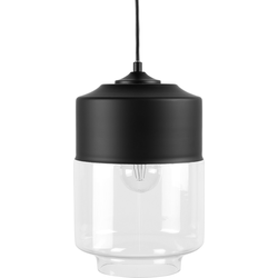 Beliani JURUA - Hanglamp-Zwart-Glas
