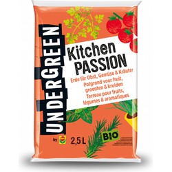 Undergreen Kitchen Passion 2.5L - Biologische Potgrond Moestuin, Fruit, Groente en Kruiden