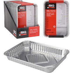 BBQ Grillschalen 32x23x4 cm 4 Stuks