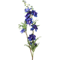 Delphinium jesika blauw kunstbloem zijde nepbloem II - Decostar