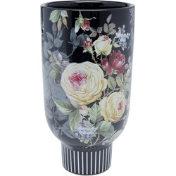 Kare Vaas Rose Magic Black 27cm