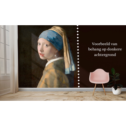 Vliesbehang - Het meisje met de parel, Johannes Vermeer c. 1665 - 220x260 - House of Fetch - Maatwerk