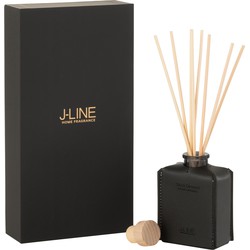 J-line - Geurolie Leder Zwart 100ml - 14.5x5x27cm