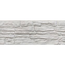 Berton Nostalgiemotief plaat wit/grijs 184 cm enkelzijdig Tuindeco