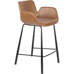 ZUIVER Counter Stool Brit Ll Brown