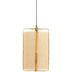 Light & Living - hanglamp - Sendai - beige - bamboe jute - Ø 37cm - E27 - 2973082