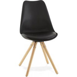 GOUJA stoel 56x48x83 cm Zwart