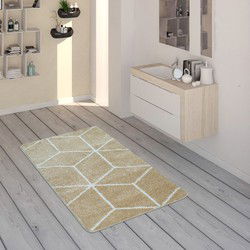Badkamer Vloerkleed Kaurela - Beige - 70x120 cm