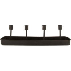 Kaarshouder mtl l48,5b12,5h13 cm zwt