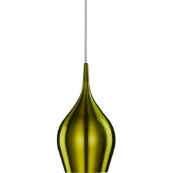 Hanglamp Vibrant Kunststof Ø12,3cm Groen