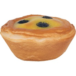 Clayre & Eef Decoratie Koekje Ø 8x4 cm Bruin Geel Kunststof
