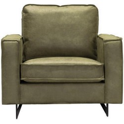 Fauteuil - Riverdance - leer Dalton groen 14