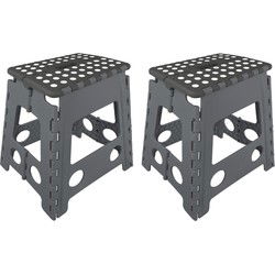 ProPlus Opstapkrukje - 2x - Inklapbaar - 39,5 cm - Tot 120 kg - kruk - Huishoudkrukjes