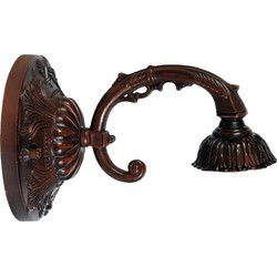 Lumilamp Wandlamp Tiffany Bruin Metaal