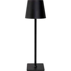 QUVIO Dimbare tafellamp - Draadloze tafellamp - Zwart