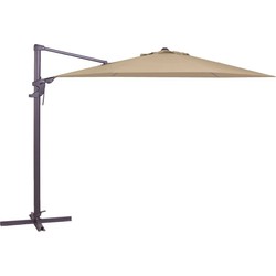 Zweefparasol Monaco flex Zijwaarts Kantelbaar 330 cm Polyester ecru zonwering