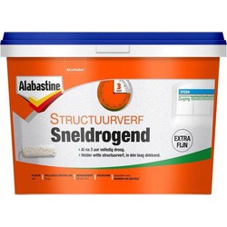 Structuurverf Sneldr Fijn Wit 5L