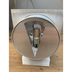 Moderne Wandlamp - Steinhauer - Metaal - Modern - G9 - L: 13,5cm - Voor Binnen - Woonkamer - Eetkamer - Zilver