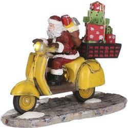 Santa is in a hurry battery operated - l10xw5xh8cm