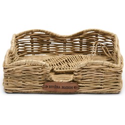 Rustic Rattan Fish Napkin Holder