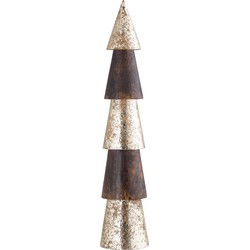PTMD Preslav Gold W Brown Mango Wood Tree XL