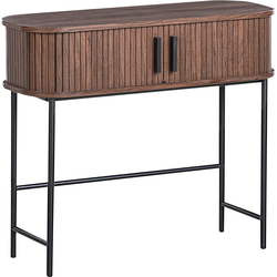 Beliani BRADLEY - Consoletafel-Bruin-MDF