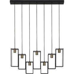 Light and Living hanglamp  - zwart - metaal - 2902512
