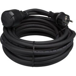Rubber verlengkabel 10 m 3g2.5 penaarde