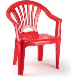 PlasticForte Stoeltje voor kinderen - rood - 50 cm - kunststof - Kinderstoelen