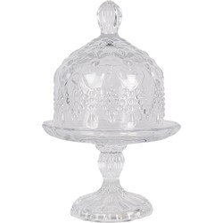 Clayre & Eef Stolp  Ø 11x17 cm Transparant Glas Rond